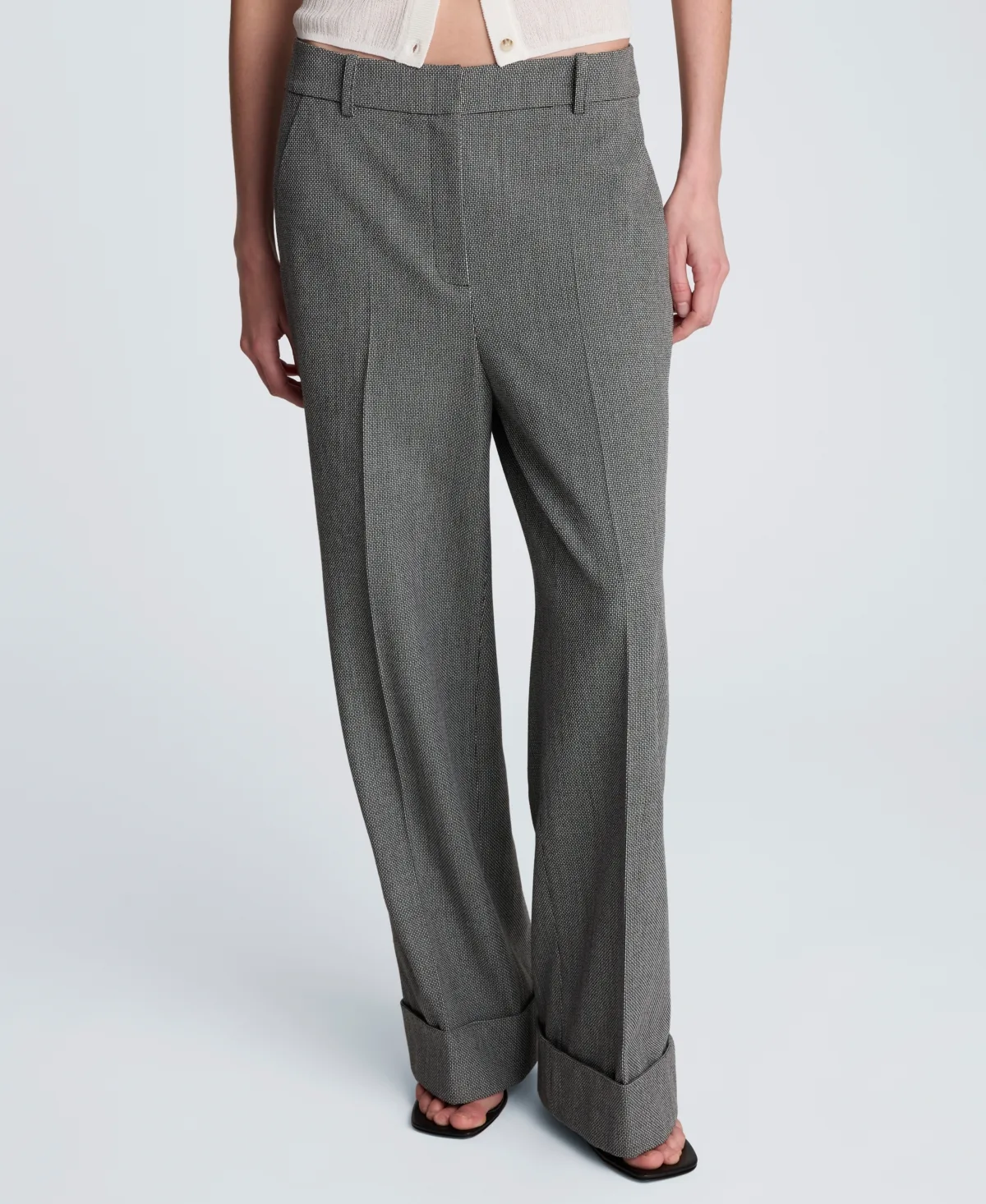High-Rise Wide-Leg Pants by Kenneth Cole