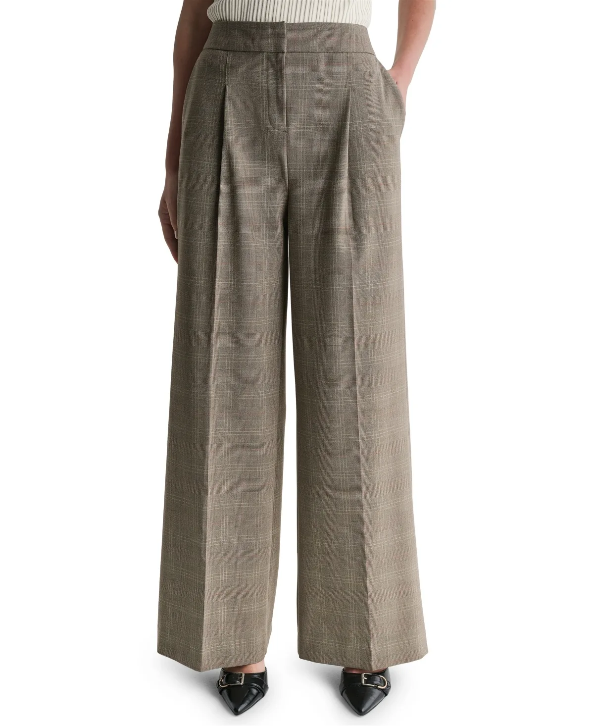 High Rise Wide Leg Pants