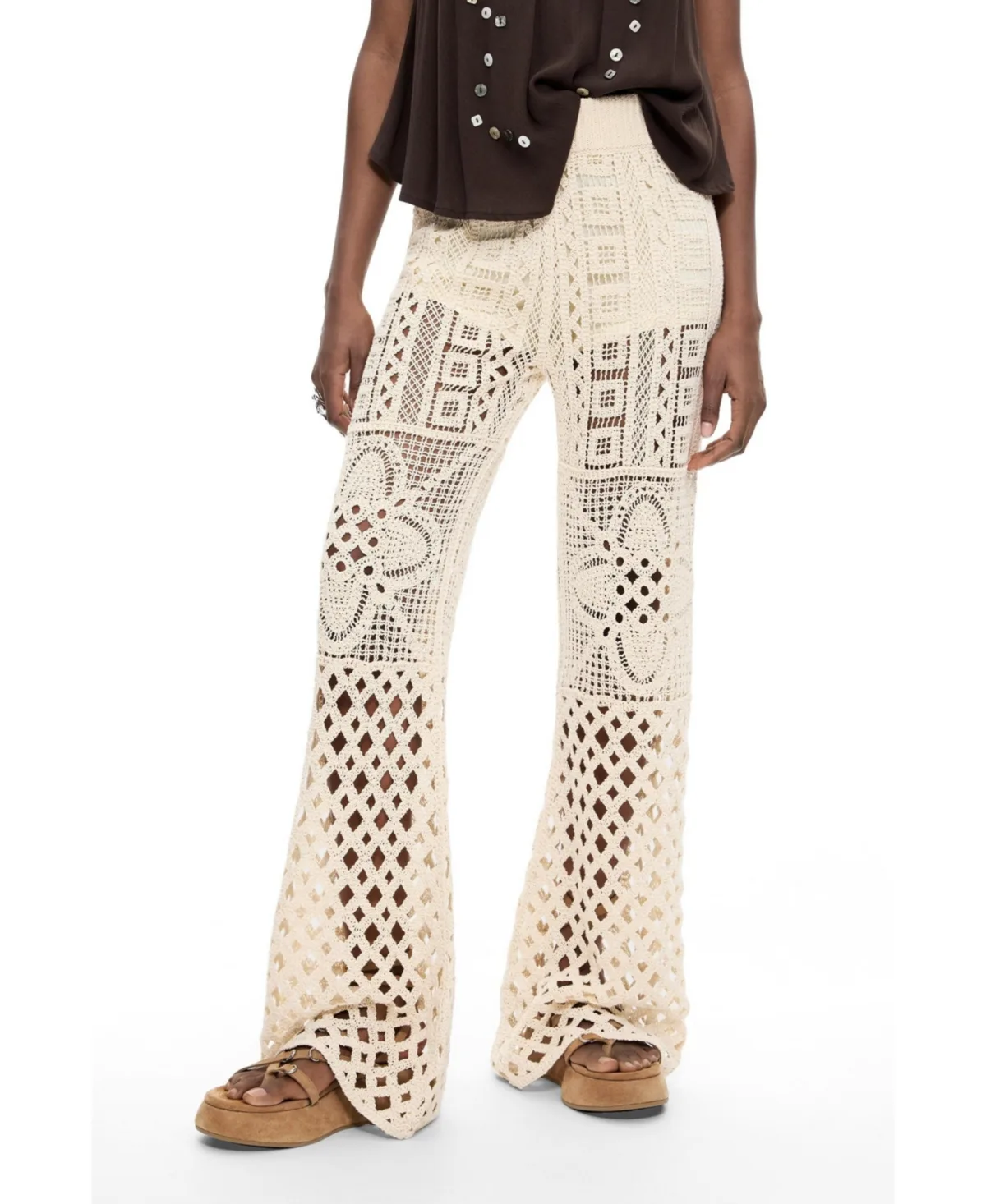 Crochet Trousers by Desigual