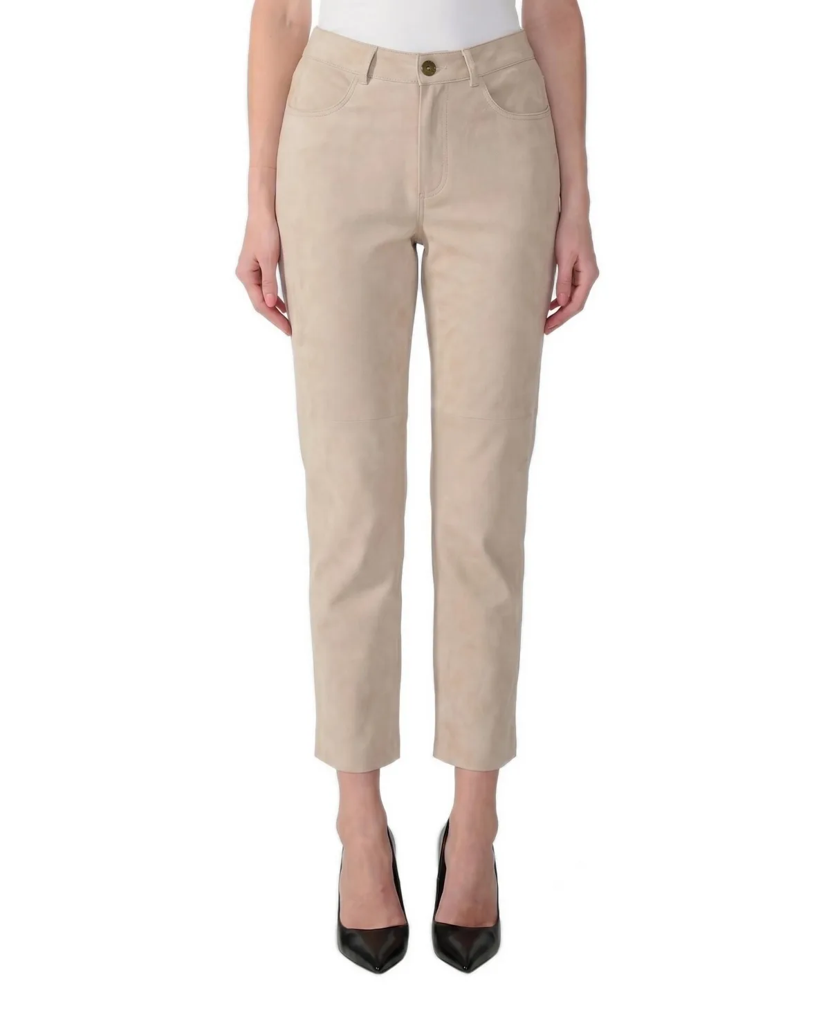 Serena Suede Pants by Furniq Uk