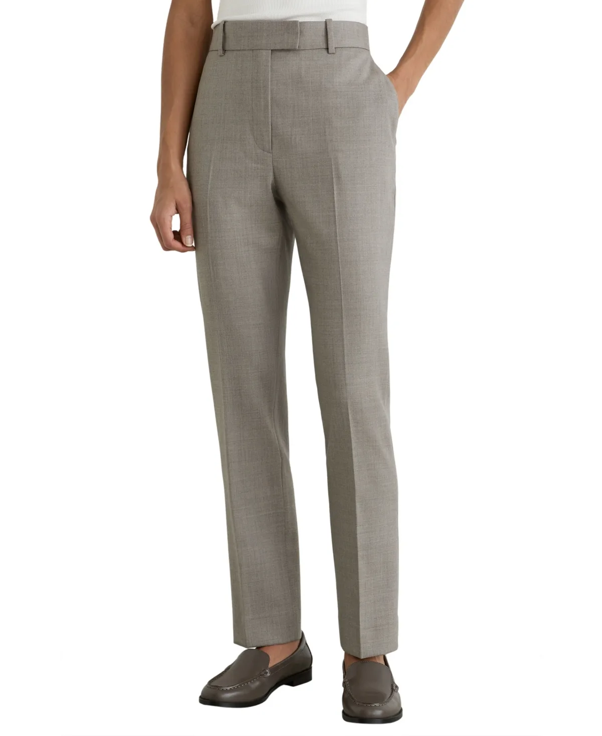 Darcy Wool-Blend Slim-Leg Trousers by Reiss