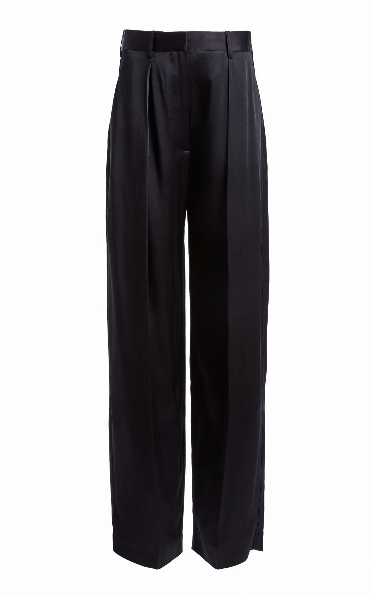 Cecilia Silk Pleated Trouser