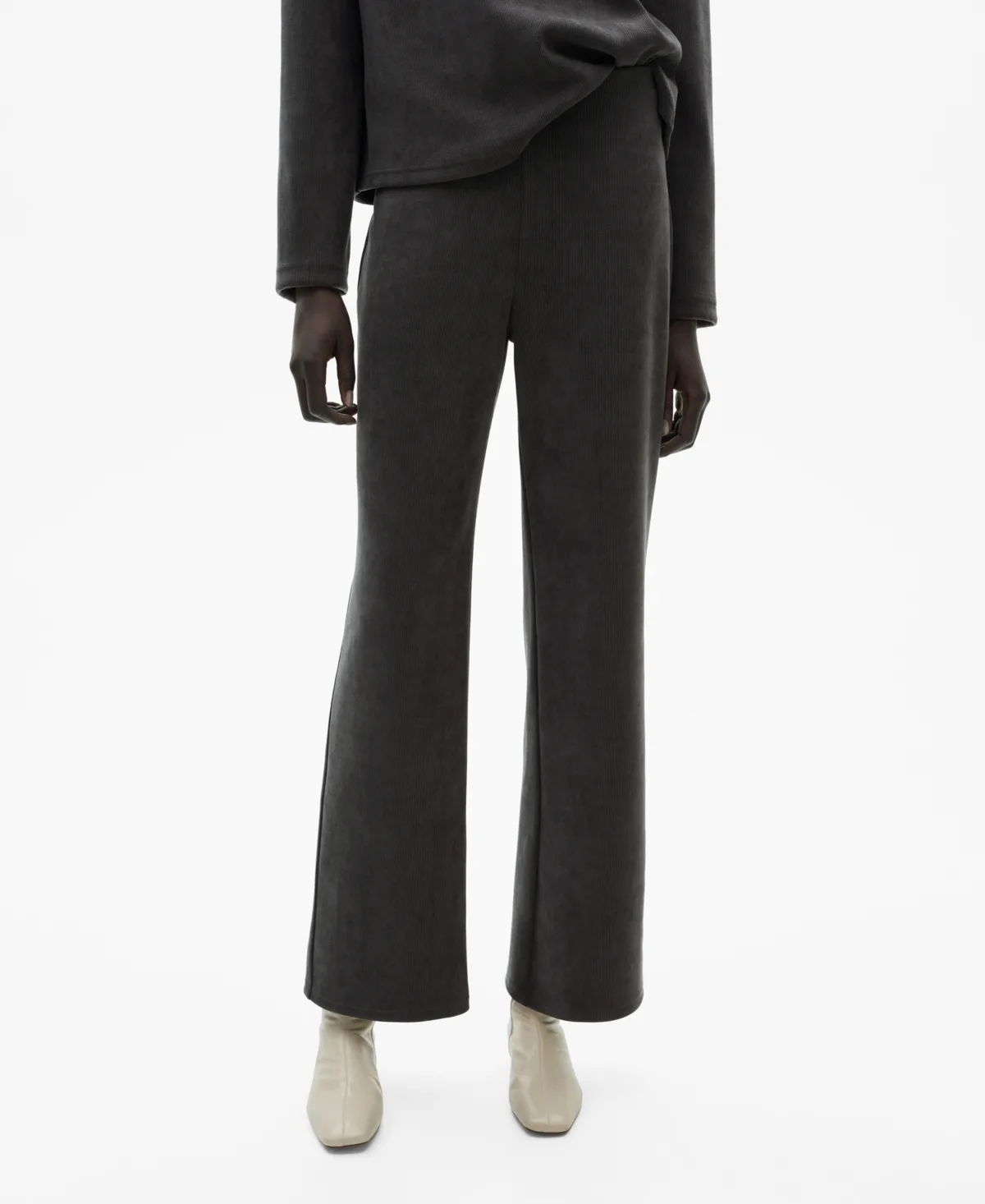 Corduroy Straight Pants by Mango