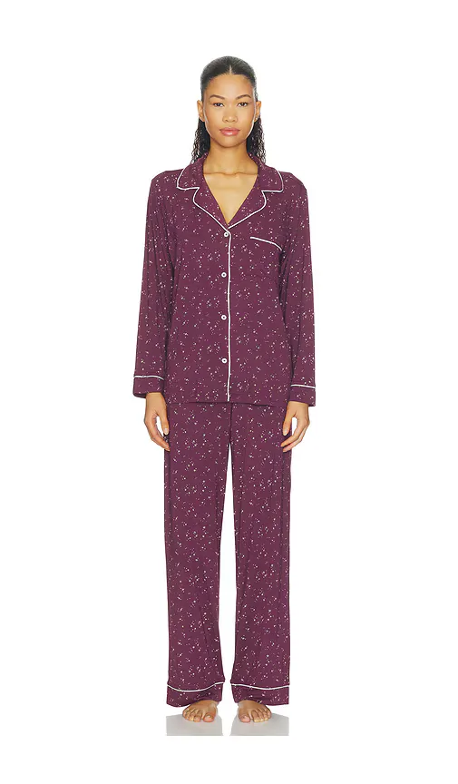 Gisele Printed Long Pajama Set