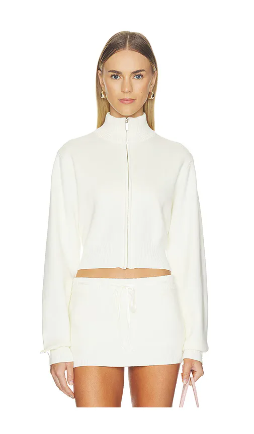 Gianna Zip Up Cardigan by Amelie Teje