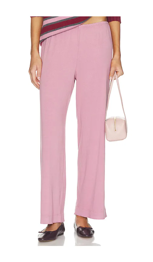The Baby Rib Scallop Pant by DONNI.