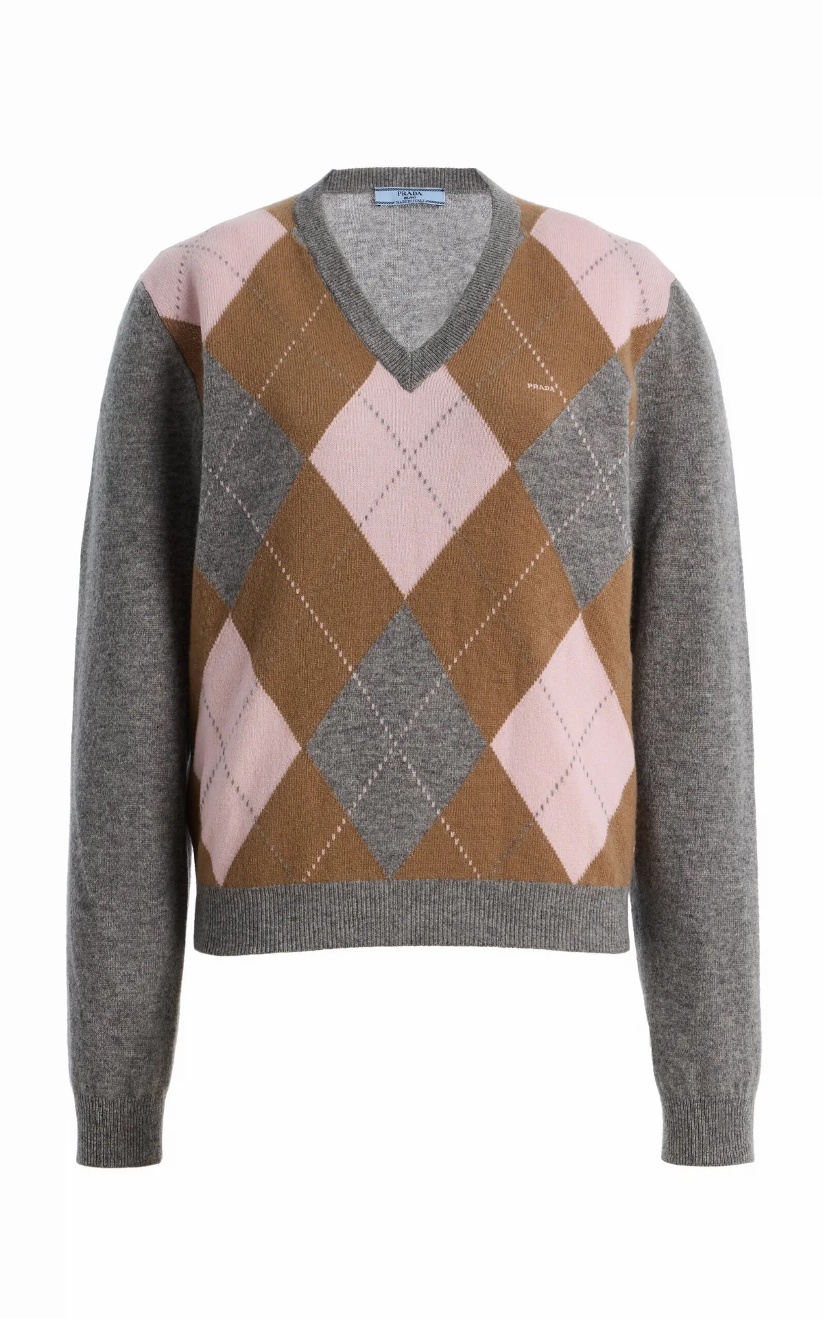 Argyle Cashmere Sweater by Prada