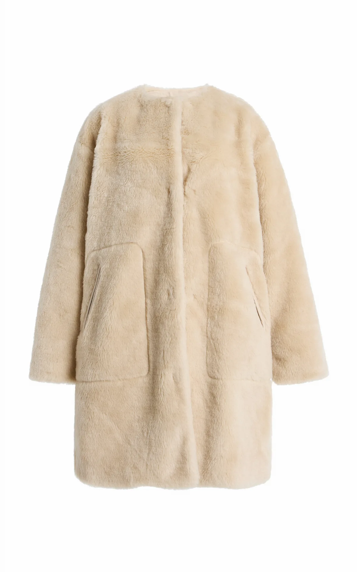 Martina Long Sherpa-Wool Coat by Citizens of Humanity
