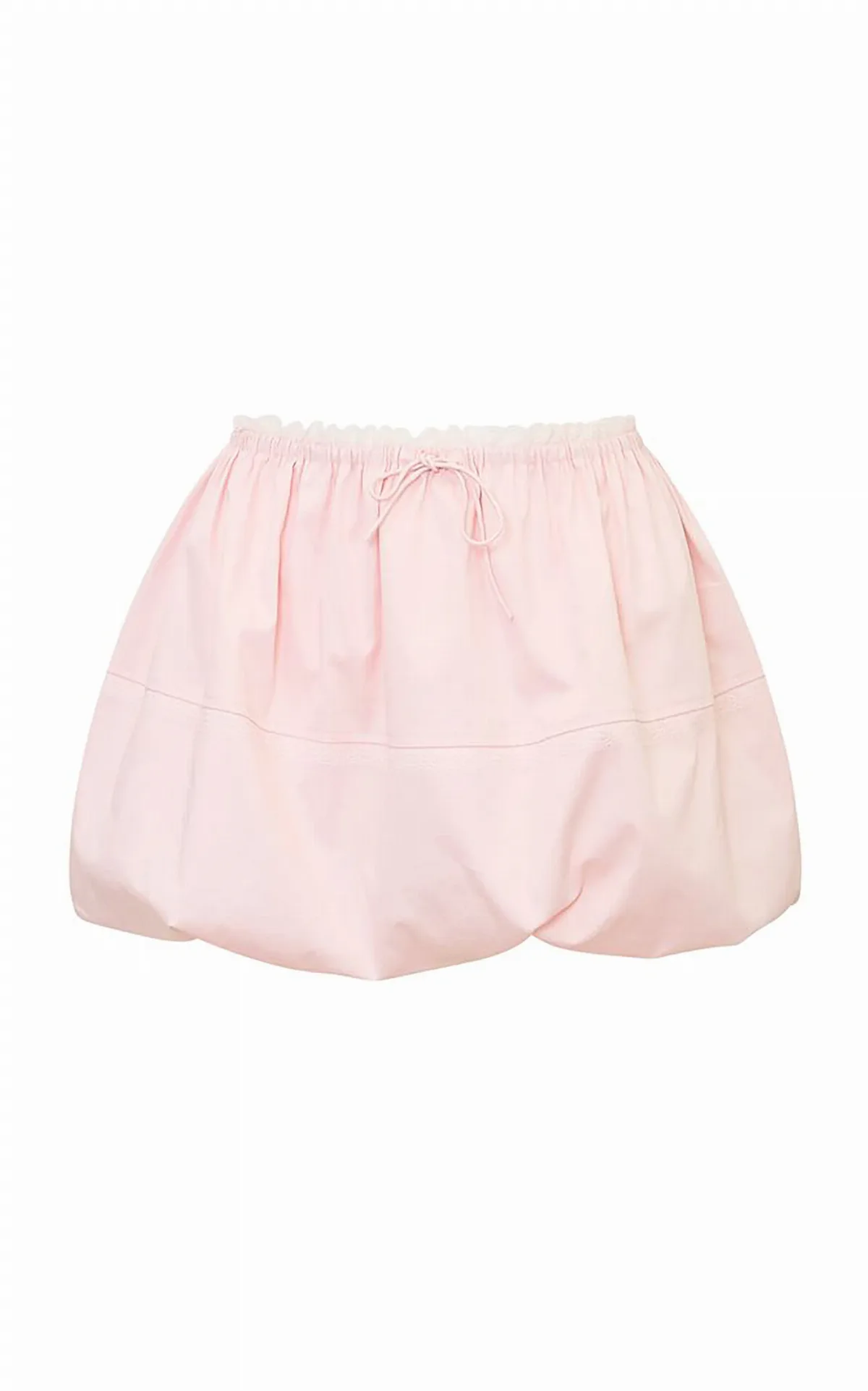 Elsbeth Satin Mini Skirt by LoveShackFancy