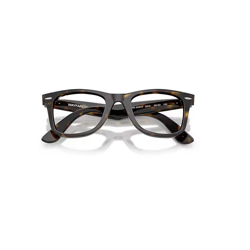 Wayfarer Ease Optics Eyeglasses Havana Frame Clear Lenses Polarized