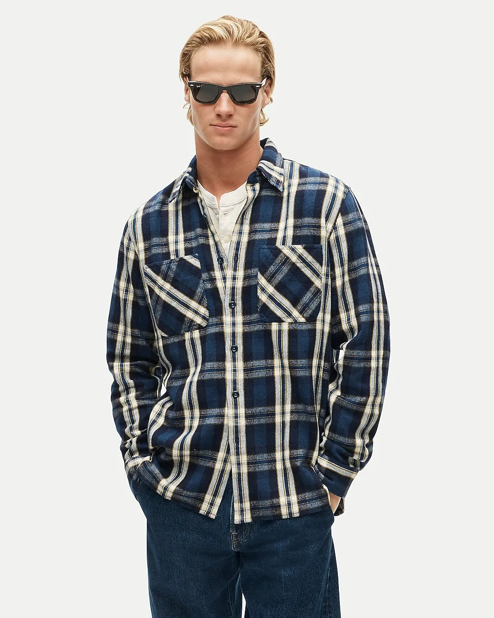 Wallace & Barnes Flannel Workshirt by J.Crew