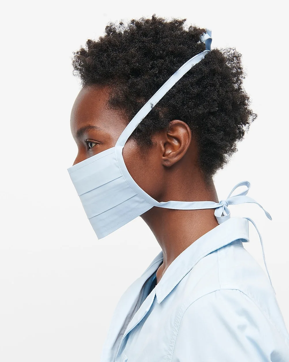 Three-Pack Nonmedical Tie-Back Face Masks by J.Crew