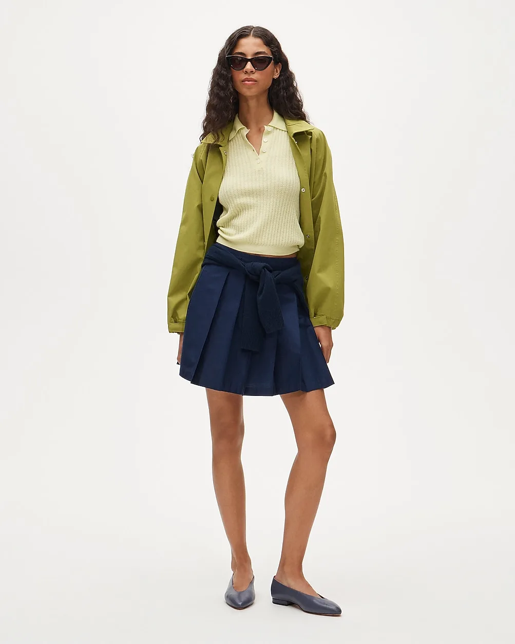 Pleated Prep Mini Skirt