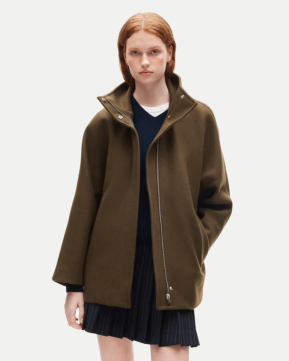 Luciana Coat in Wool-Blend Melton by J.Crew