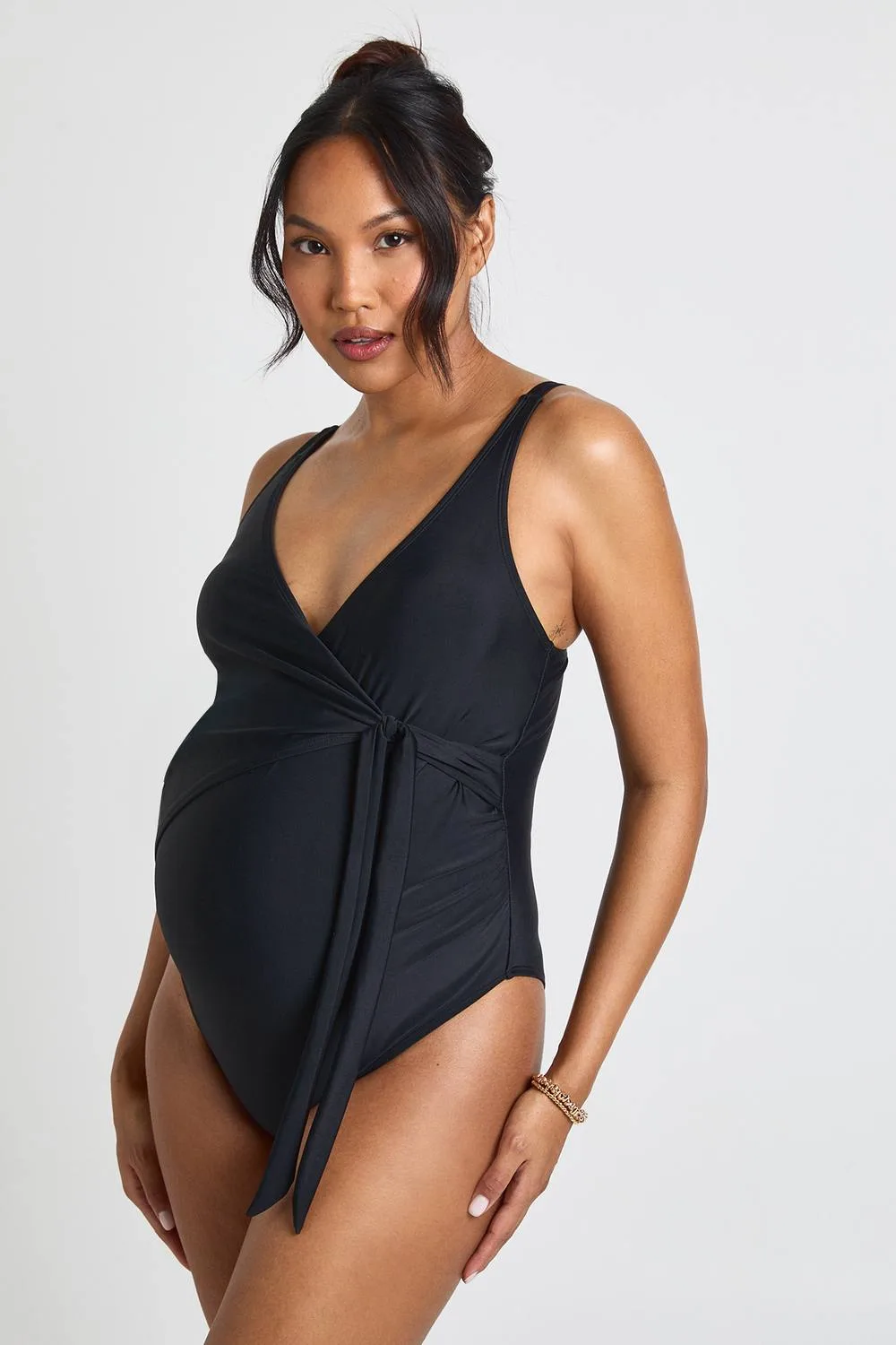 Maternity Wrap Tie Swimsuit