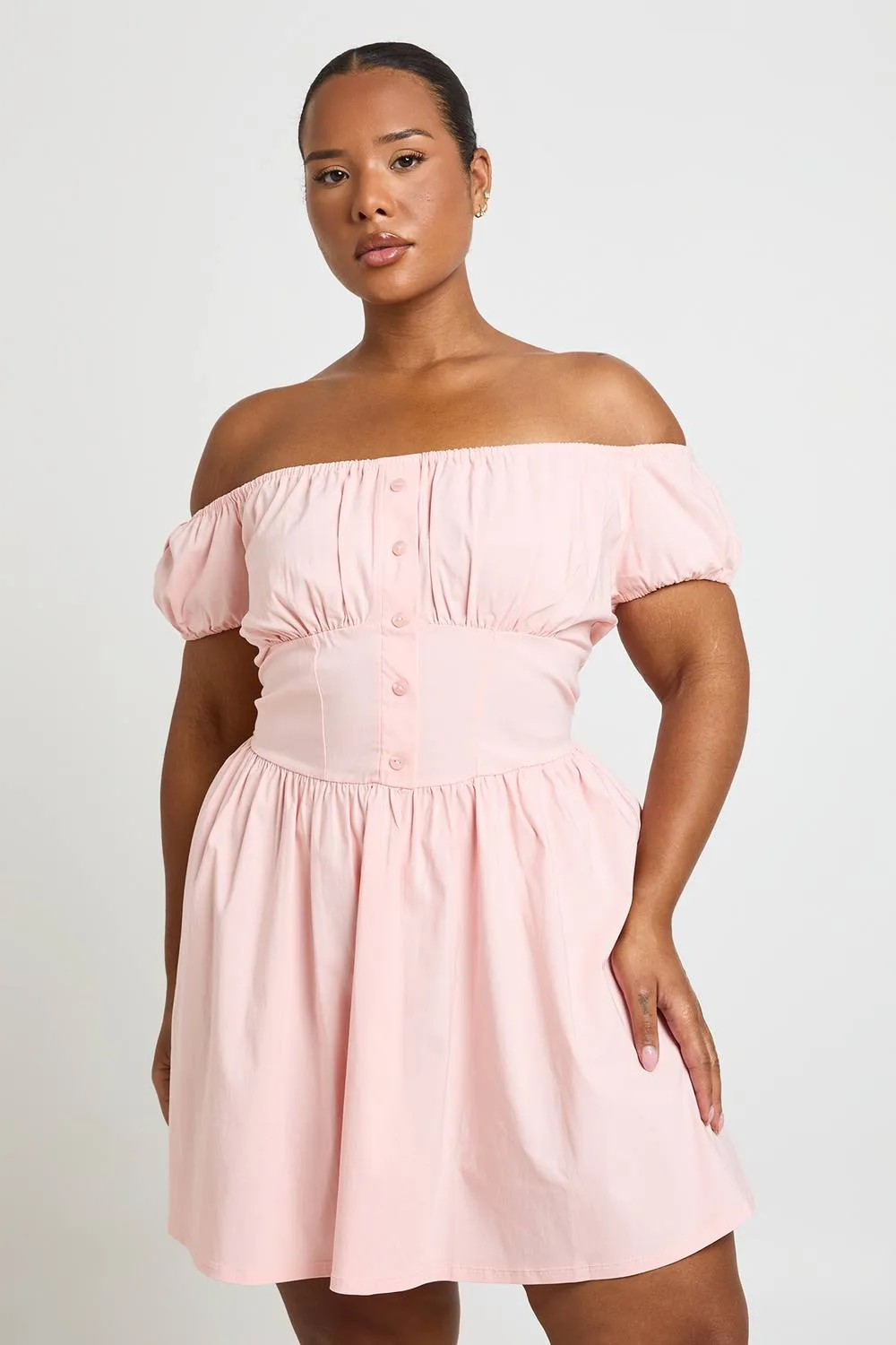 Bengaline Mini Skater Dress by boohoo