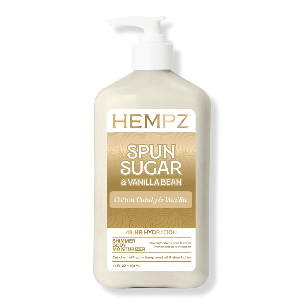 Spun Sugar & Vanilla Bean Shimmer Body Moisturizer by Hempz