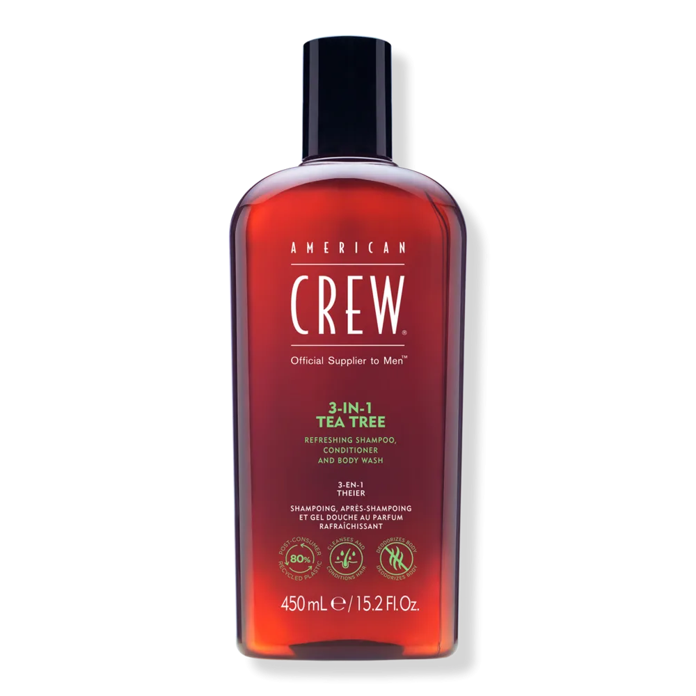 3-In-1 Tea Tree Shampoo, Conditioner and Body Wash by American Crew