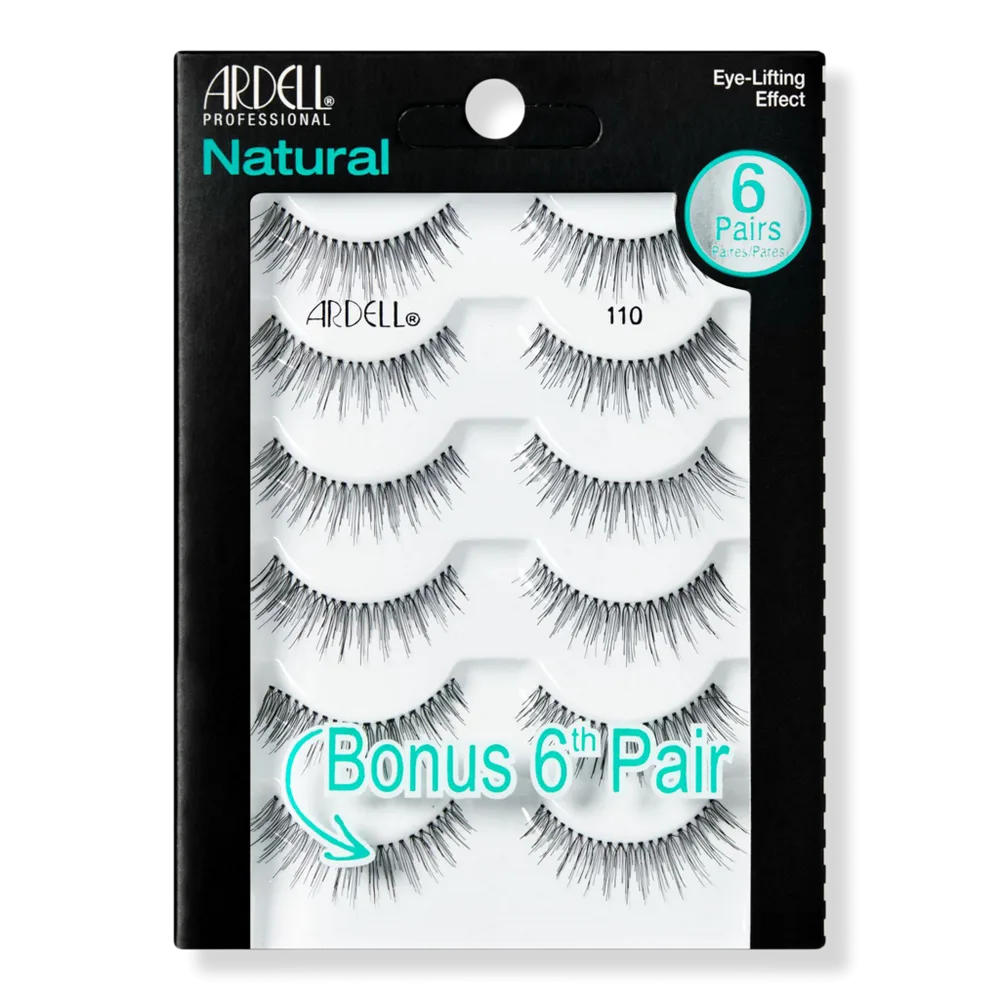 Natural #110 Black False Eyelashes Multipack by Ardell