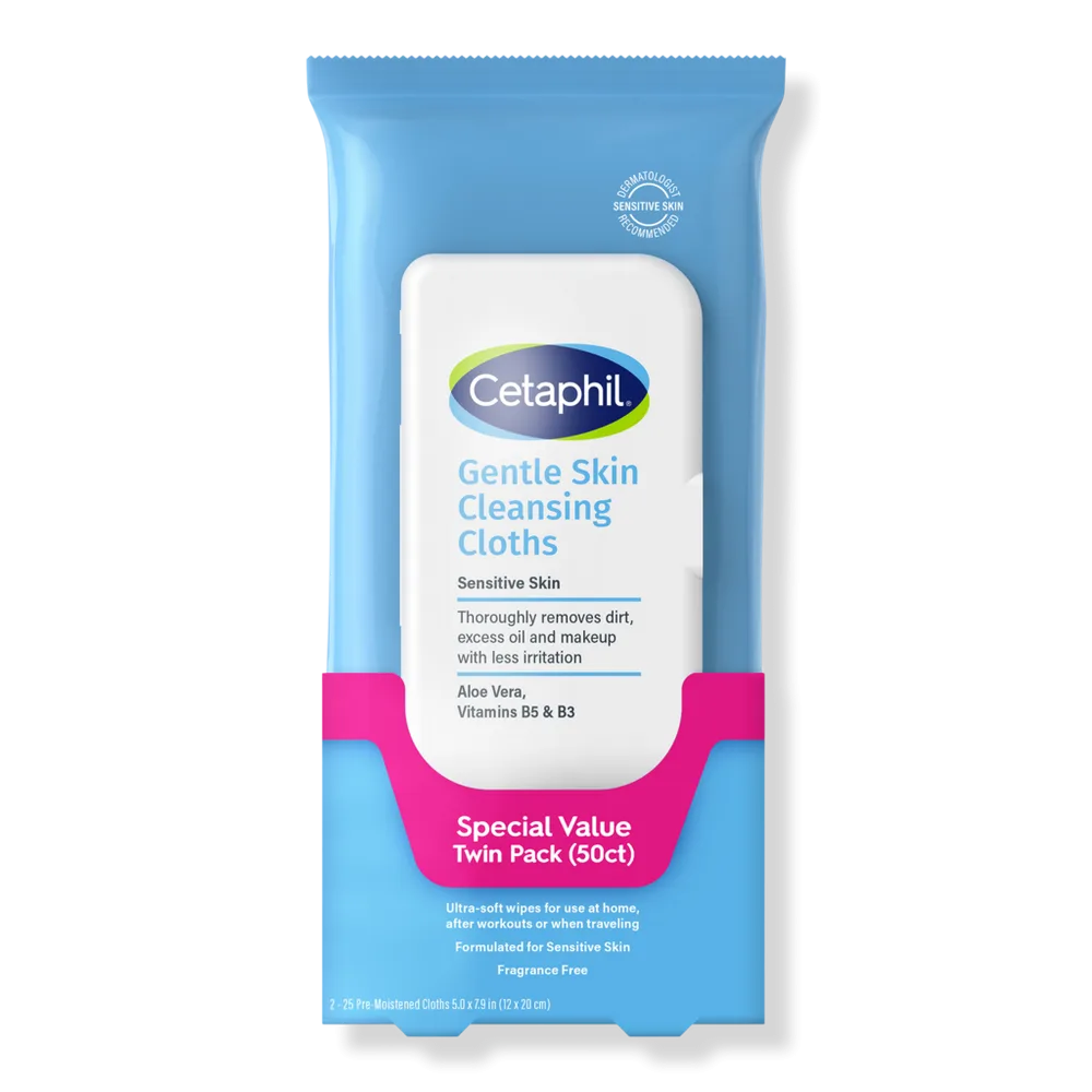 Gentle Skin Cleansing Cloths Twin Pack by Cetaphil