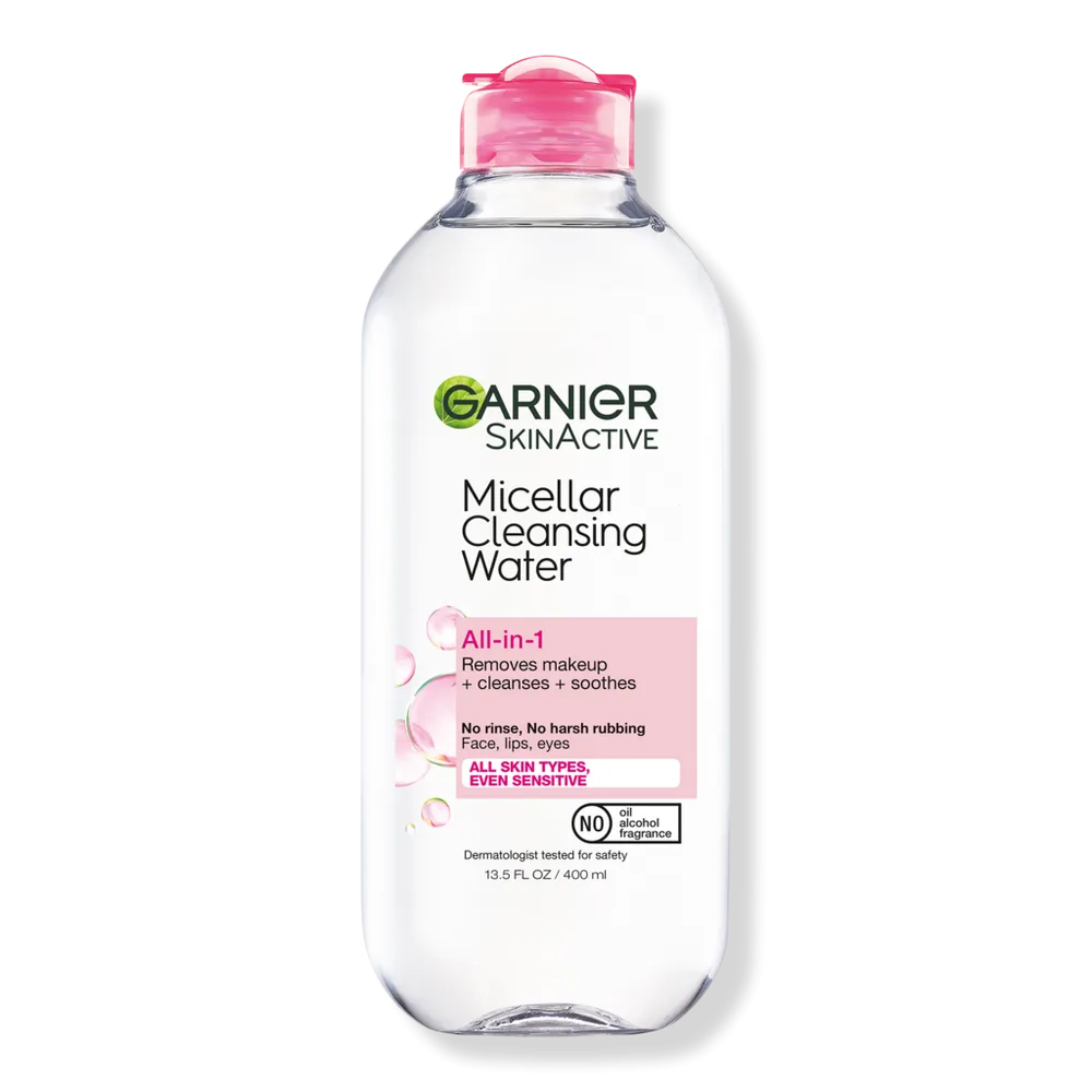 SkinActive Micellar Cleansing Water All-In-1 Cleanser & Makeup Remover by Garnier