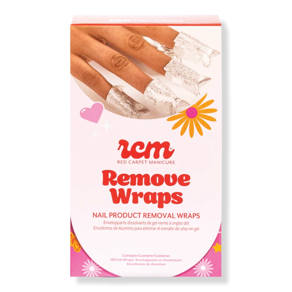 Nail Remover Wraps for Gel, Dip, & Tips by Red Carpet Manicure