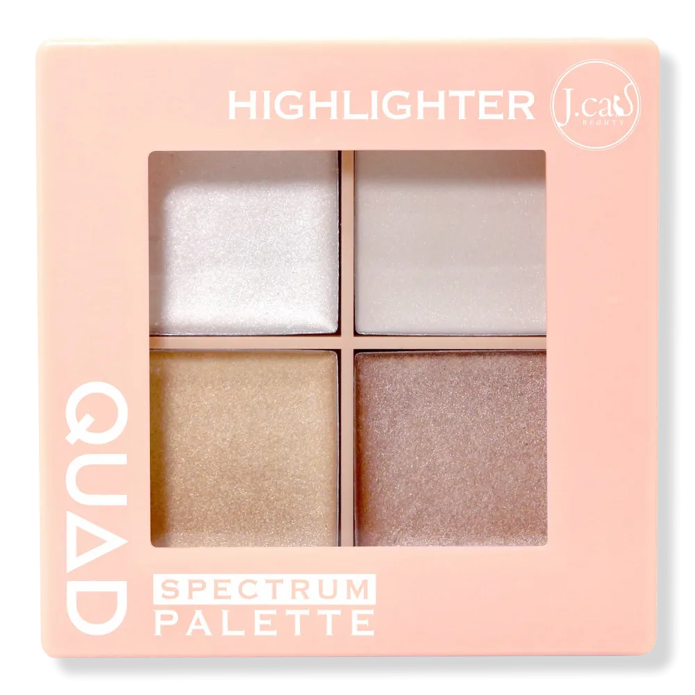 Highlighter Quad Spectrum Palette by J.Cat Beauty