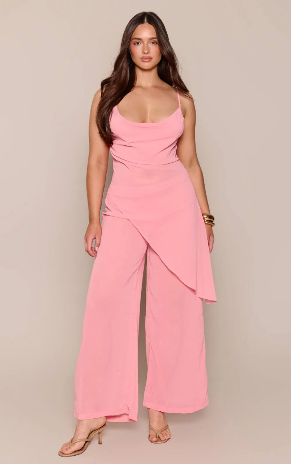 Wide Leg Trousers Co-Ord by PrettyLittleThing