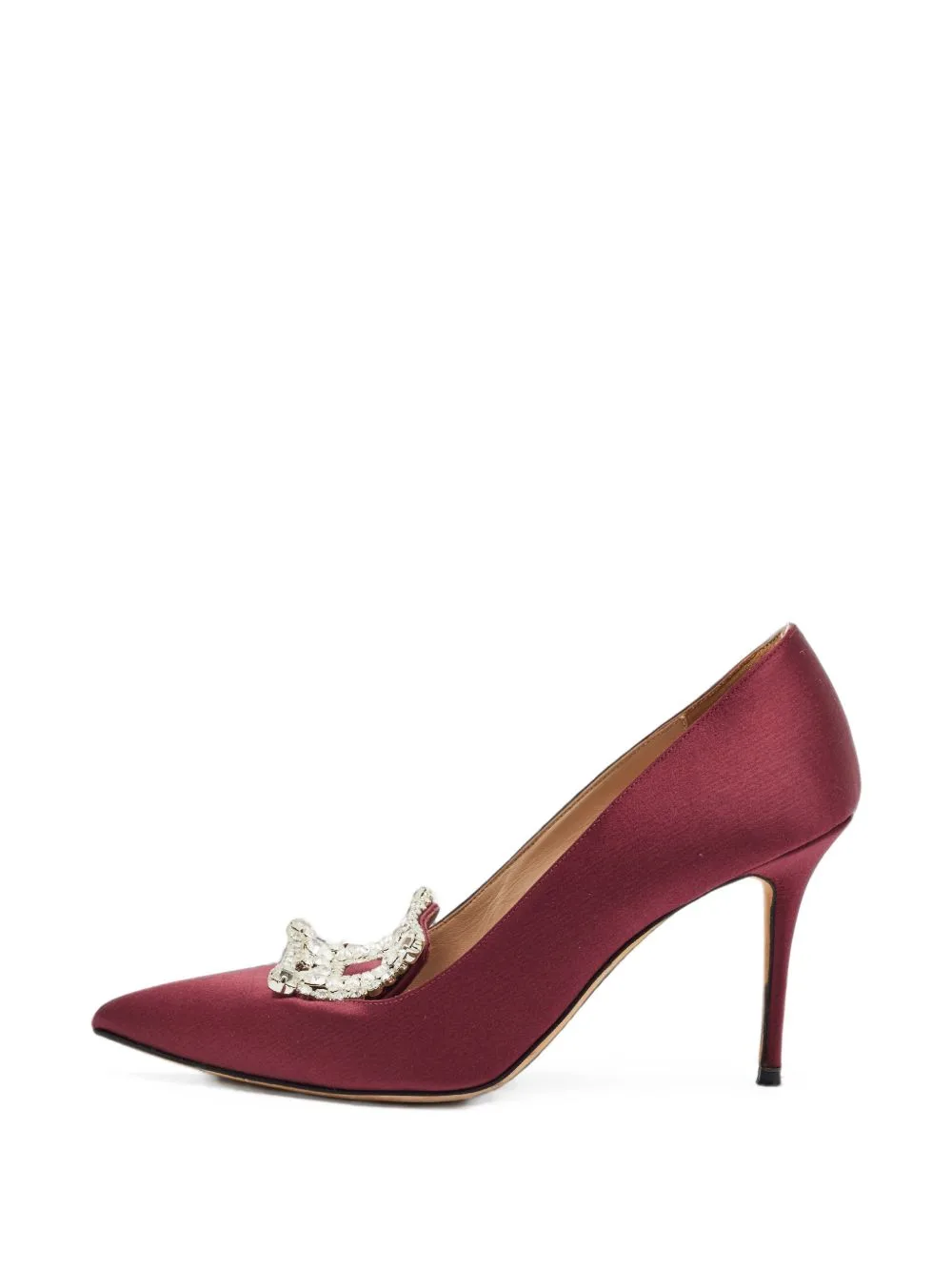 Crystal-Embellished Pumps by Manolo Blahnik