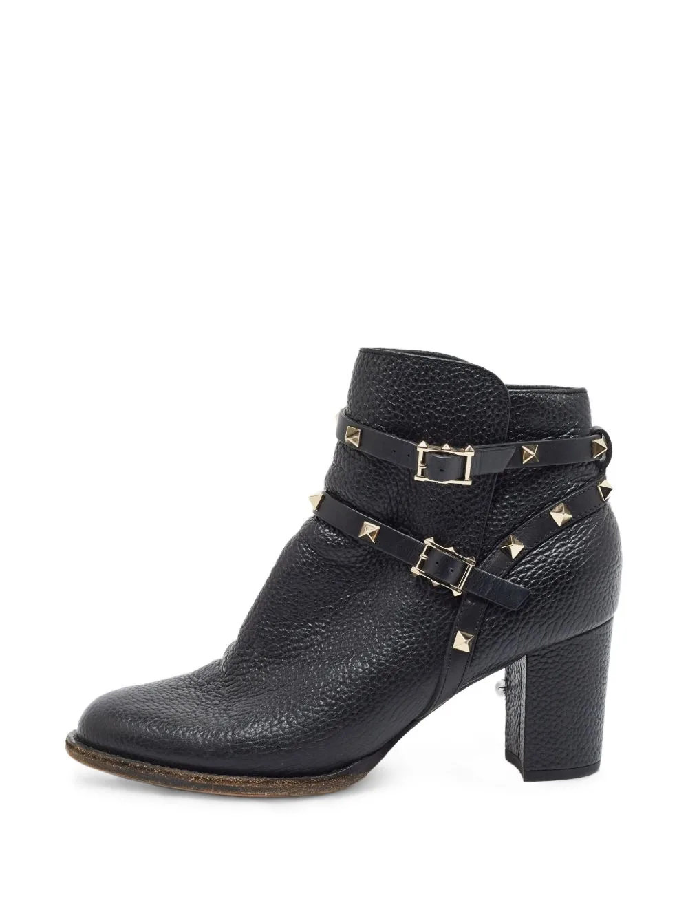 Rockstud Cage Ankle Boots by Valentino Garavani Pre-Owned
