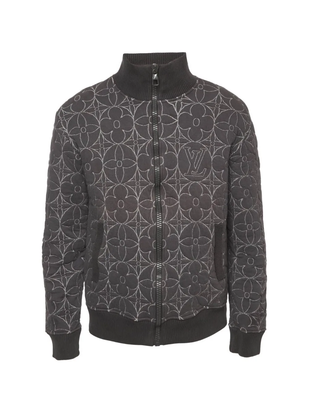 Monogram Flower Bomber Jacket by Louis Vuitton Pre-Owned