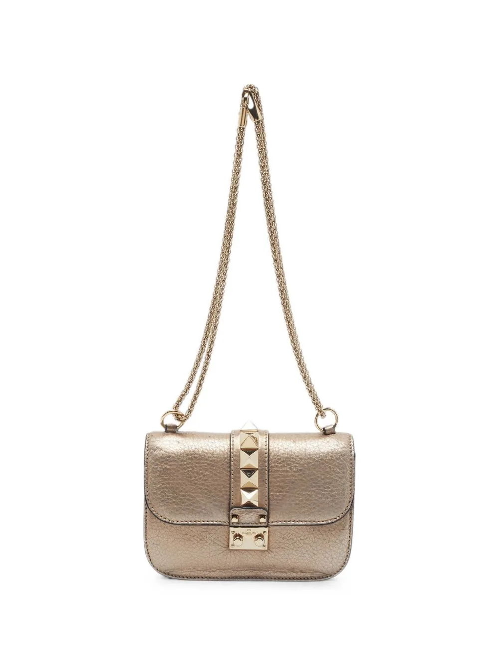 Glam Lock Mini Cross Body Bag by Valentino Garavani Pre-Owned