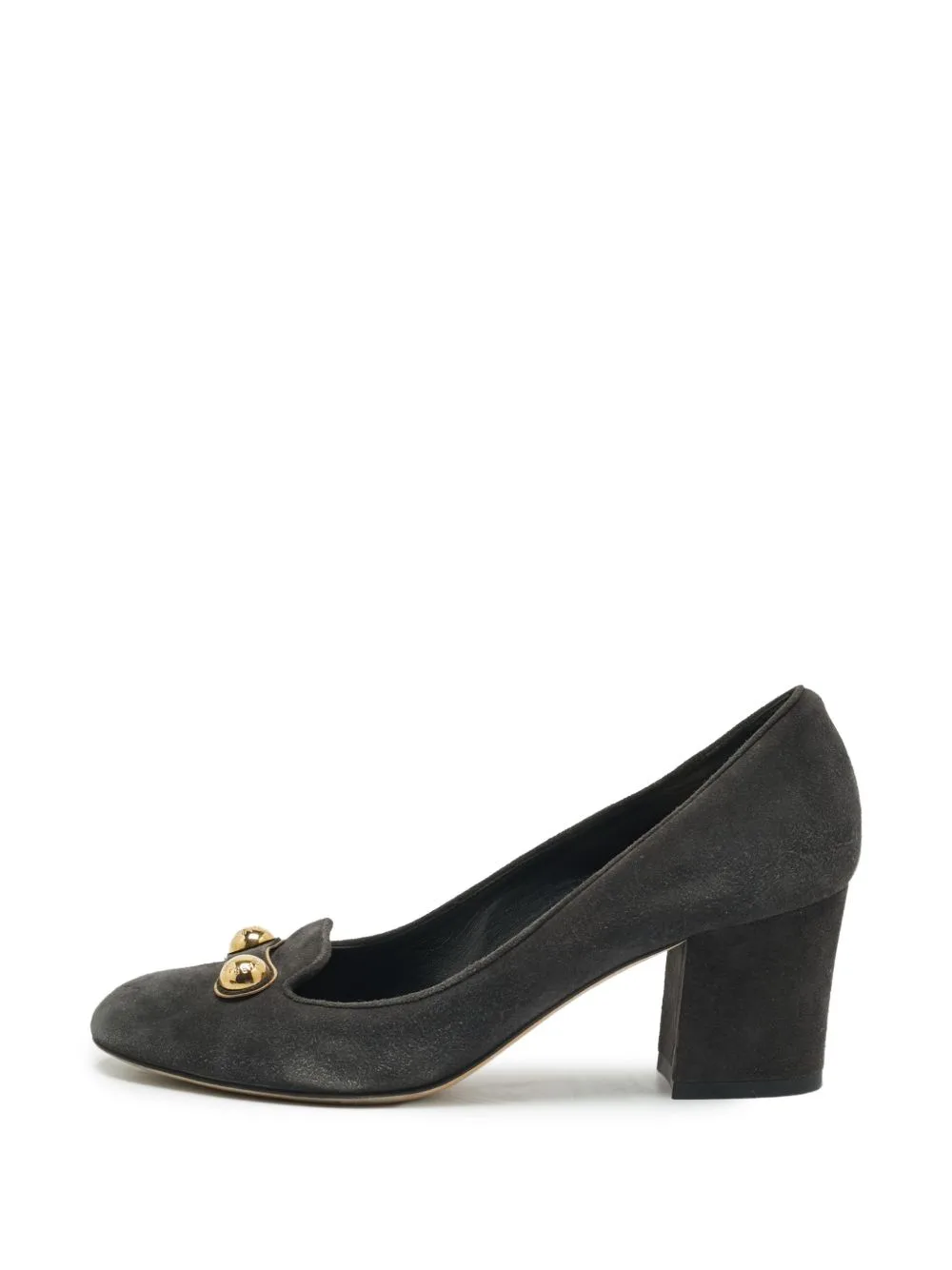 Embellished-Detail Block-Heel Pumps by Dolce & Gabbana Pre-Owned