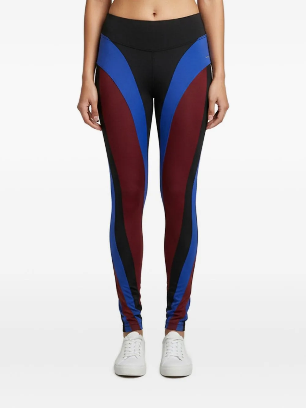 Thierry Mugler x H&M Spiral-Panelled Jersey Leggings by Thierry Mugler Pre-Owned