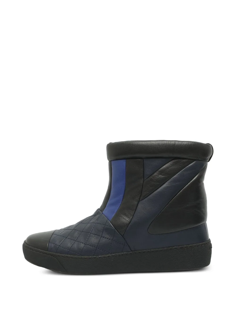 Quilted Panelled Snow Boots by CHANEL Pre-Owned
