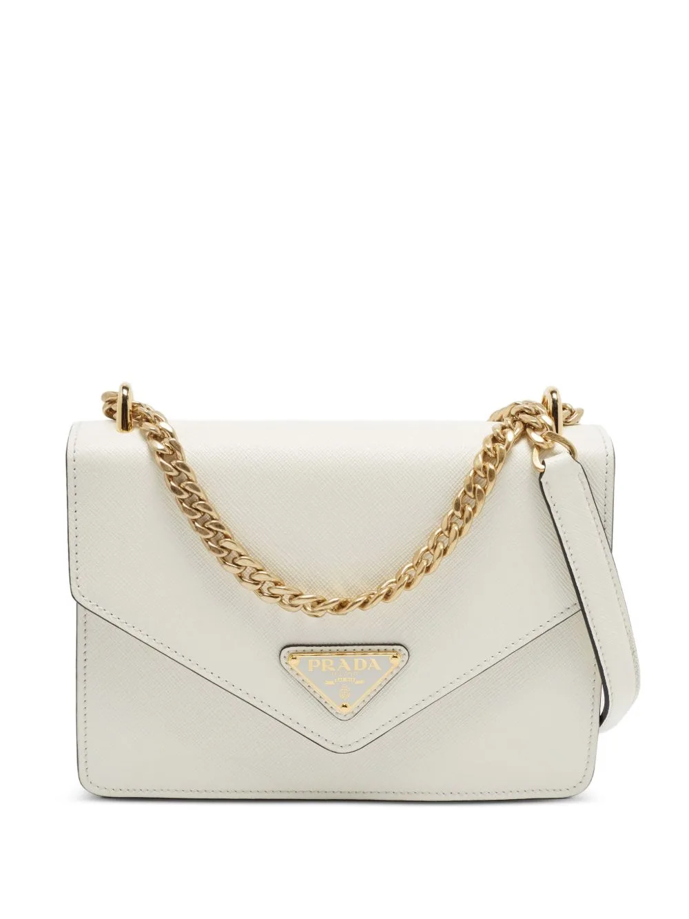 Mini Saffiano Lux Envelope Crossbody Bag by Prada Pre-Owned