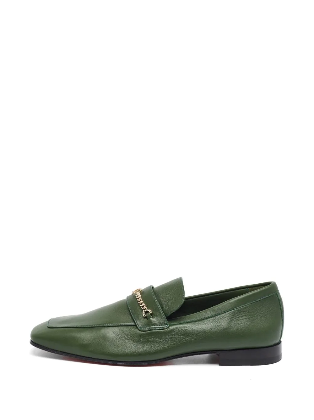 MJ Moc Chain-Link Loafers by Christian Louboutin Pre-Owned