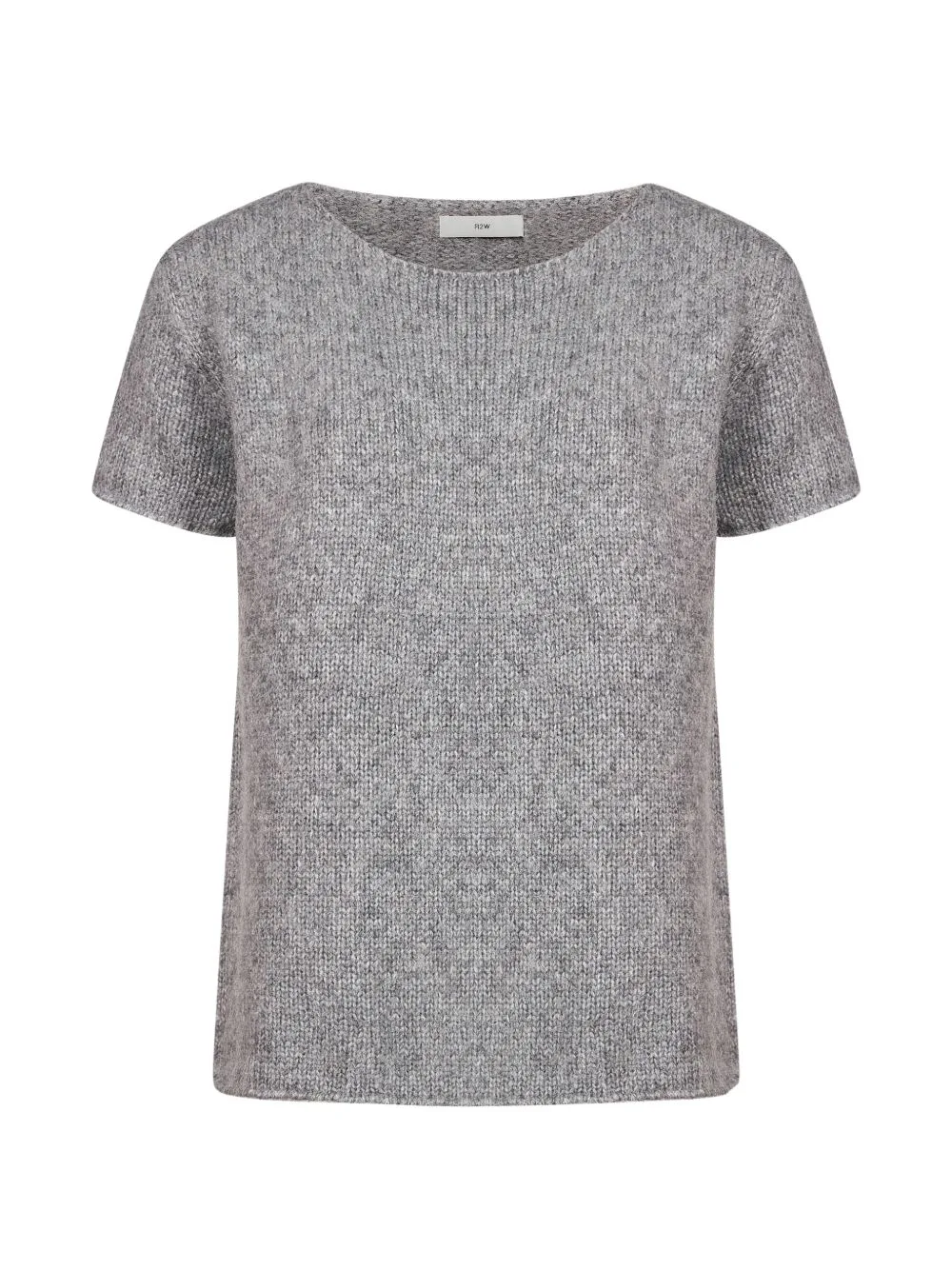 Ribbed Short-Sleeve Sweater by R2W