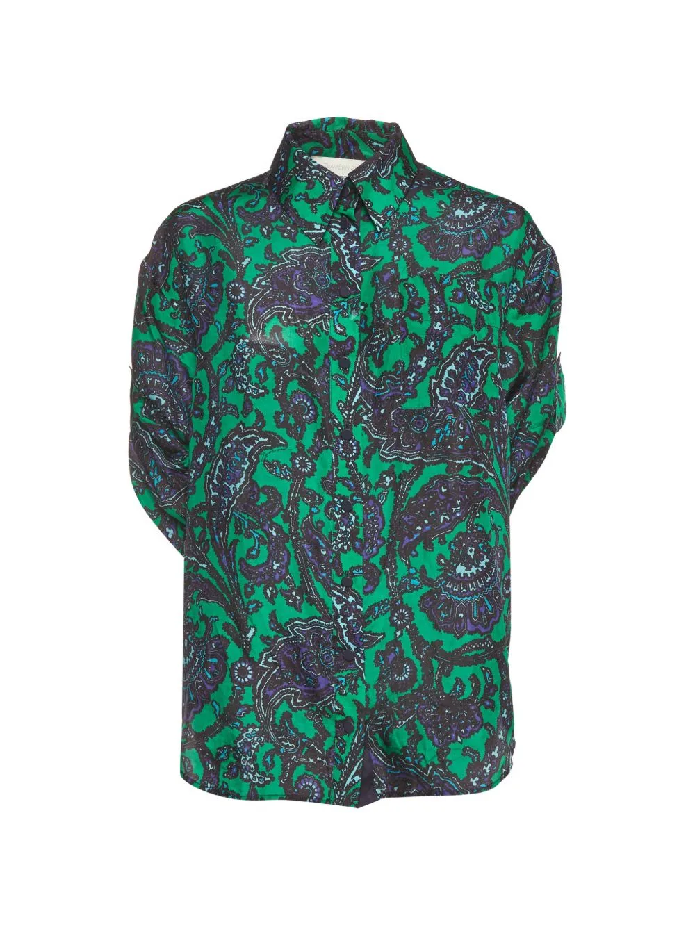 Tiggy Paisley-Print Shirt by ZIMMERMANN