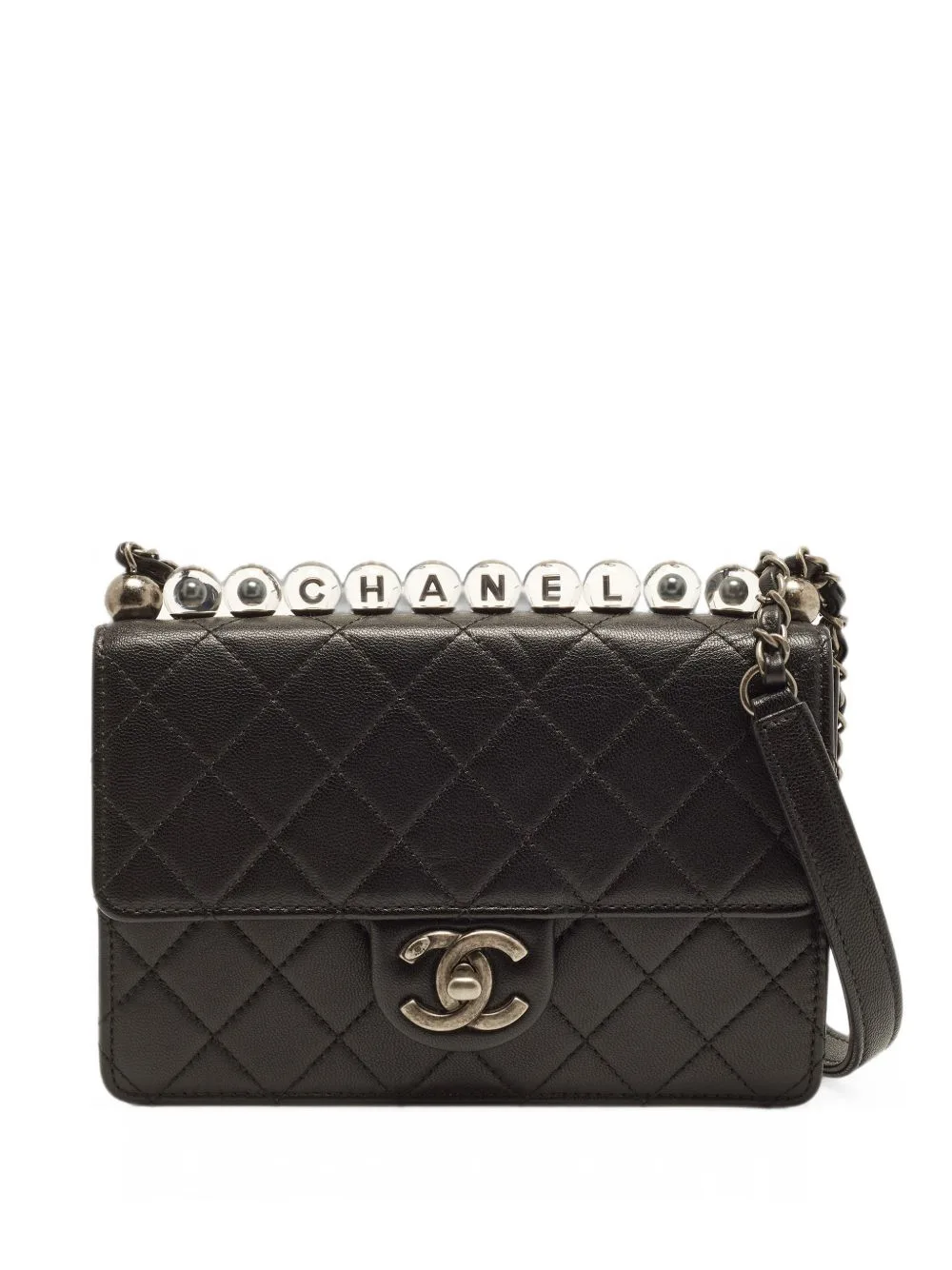 Chic Pearls Quilted Flap Bag by CHANEL Pre-Owned