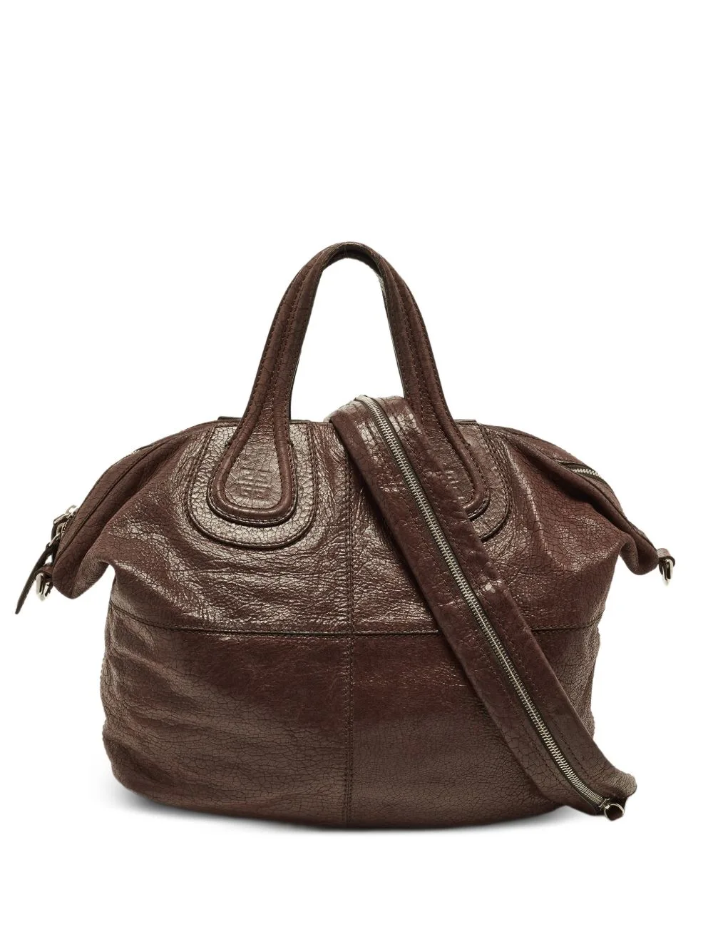 Medium Nightingale Crackled-Effect Tote Bag by Givenchy Pre-Owned