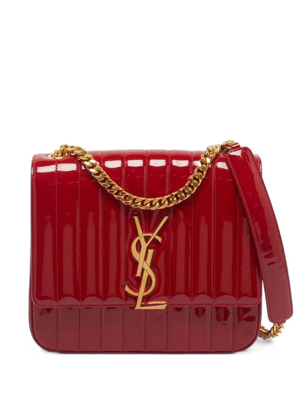 2018 Large Vicky Quilted Shoulder Bag by Saint Laurent Pre-Owned
