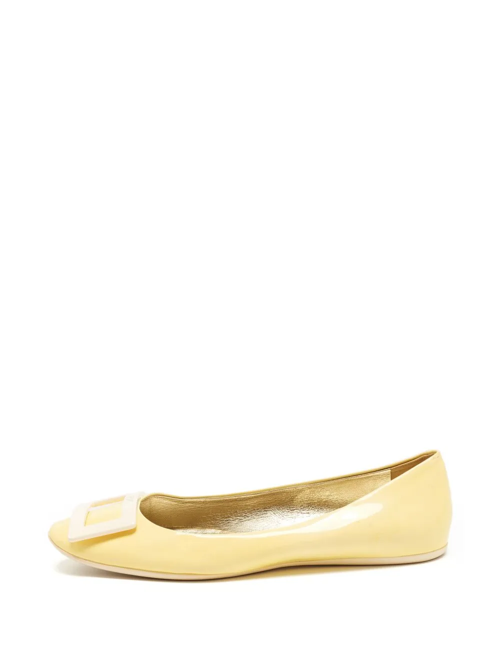 Trompette Buckle Ballet Flats by Roger Vivier Vintage