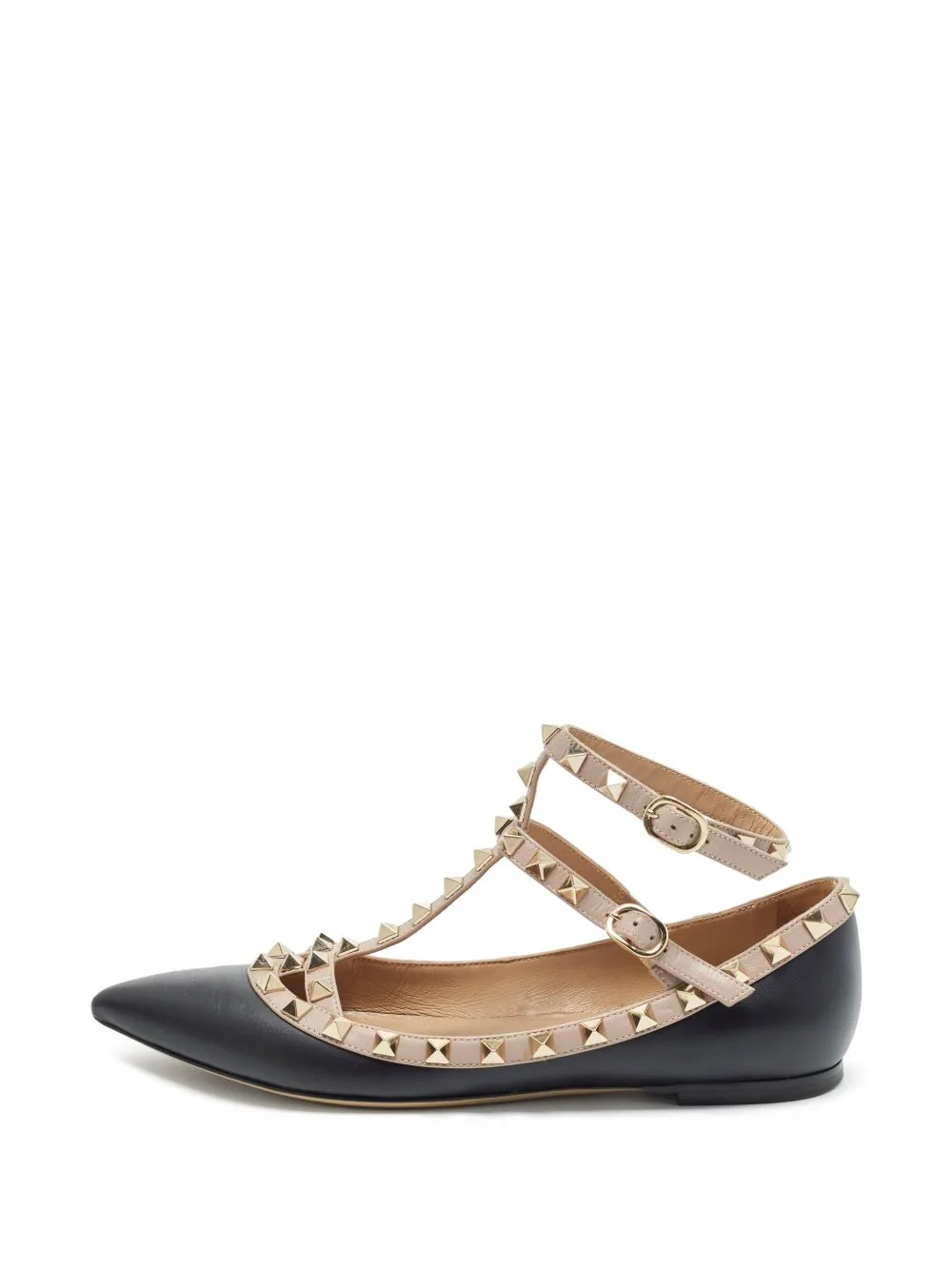 Rockstud Ballet Flats by Valentino Garavani Pre-Owned