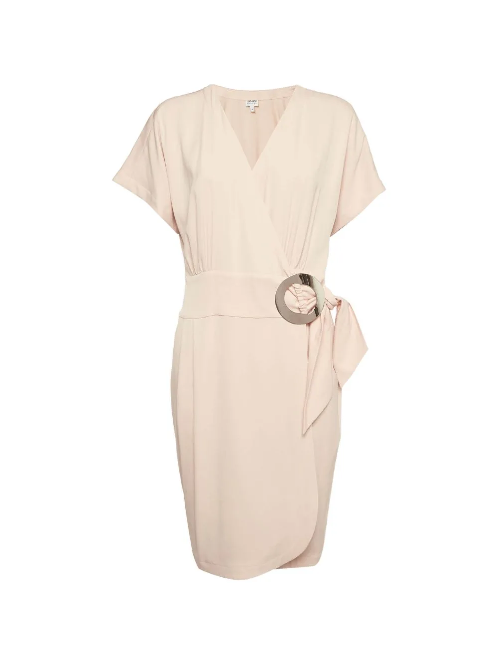 Ring Buckle Wrap Dress by Armani Vintage