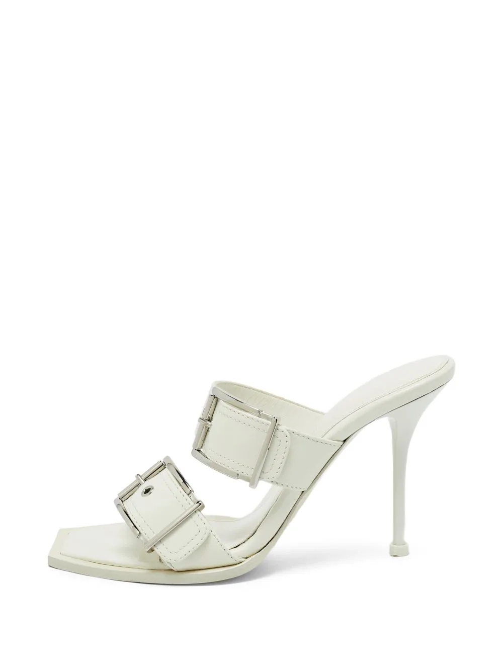 Punk Buckle Slide Sandals by Alexander McQueen Pre-Owned