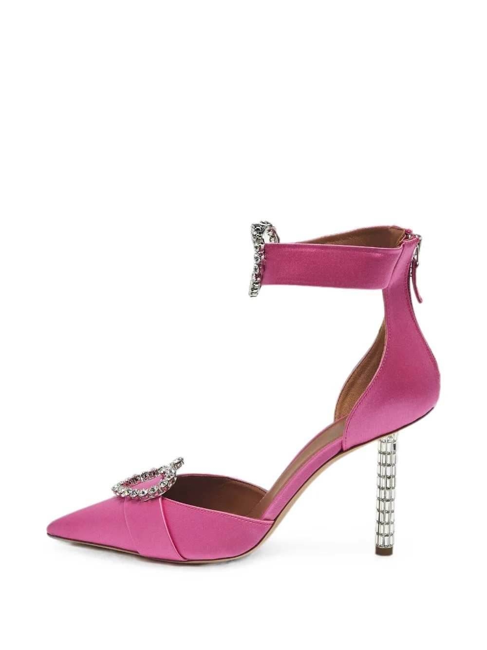 Camille Heart-Buckle Pumps by Malone Souliers