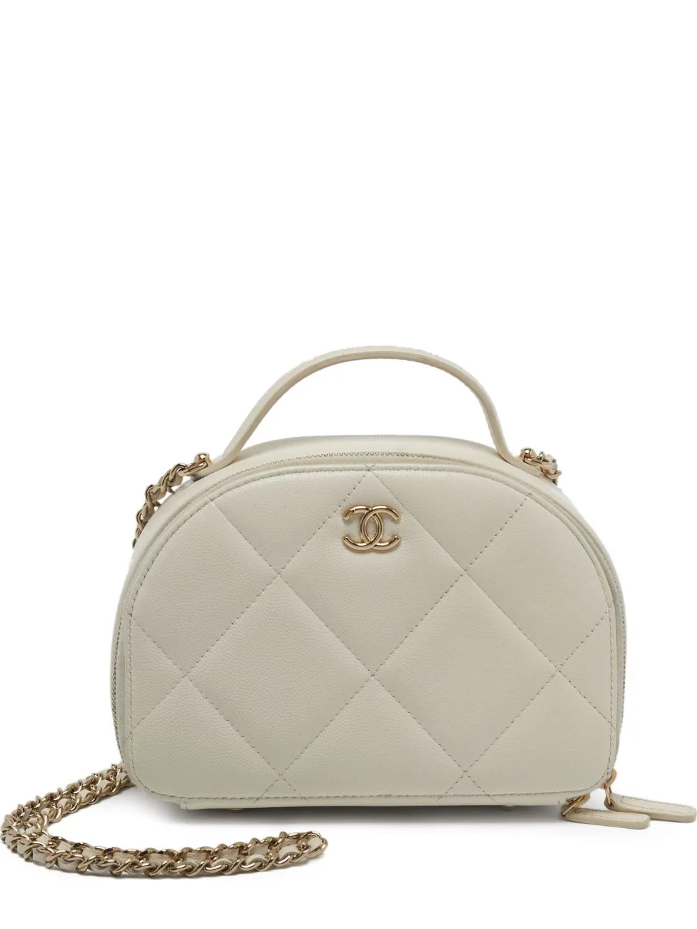 Chic Riviera Quilted Top-Handle Bag by CHANEL Pre-Owned