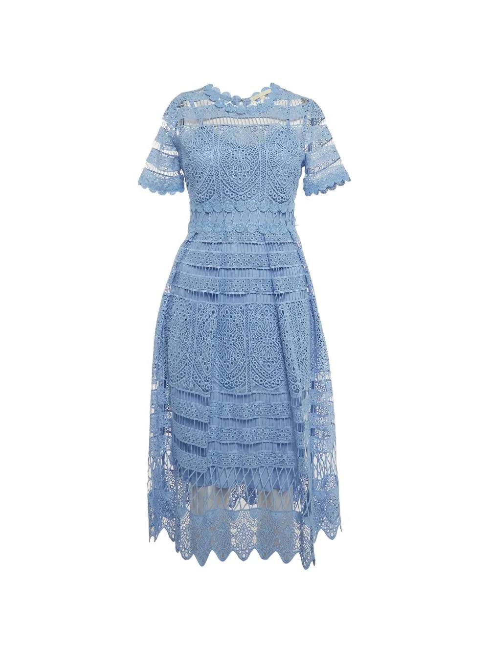 Roseray Lace Midi Dress by Maje