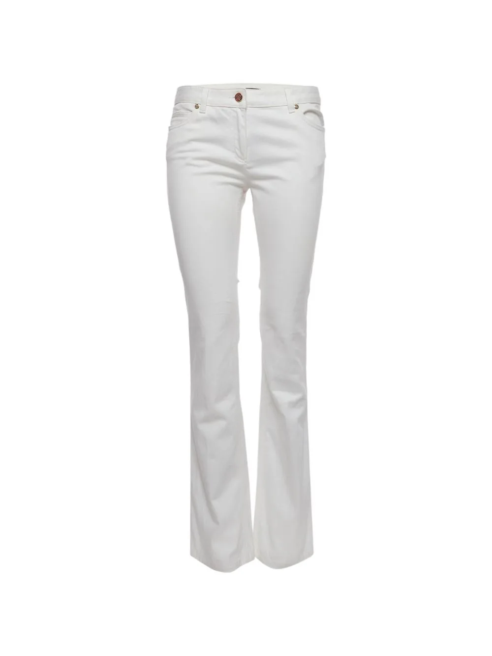 Logo-Plaque Straight-Leg Jeans by Roberto Cavalli Vintage